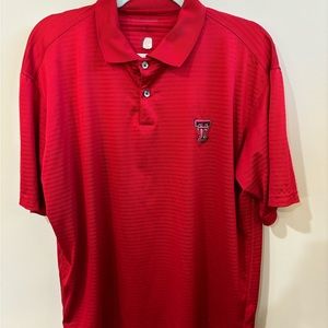 Red Texas tech polo